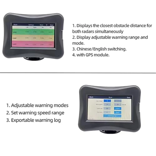 77Ghz Motorcycle Blind Spots Monitor - 100M Detection IP67