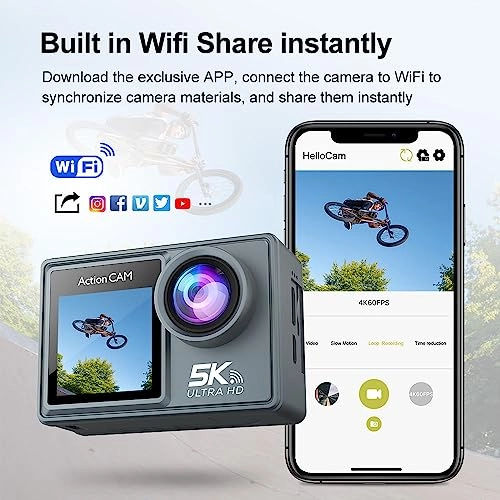 UltraHD 5K Action Camera - 240FPS