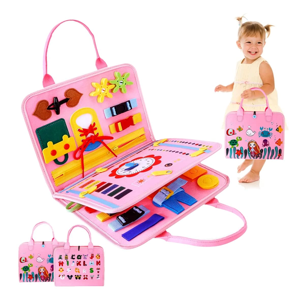 Otcmuky Baby Busy Board - 1-5 Years Old