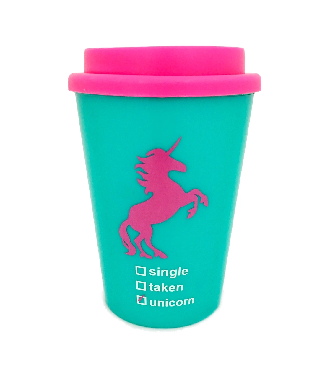 Cherry Bucket Unicorn Tumbler - Pink and blue