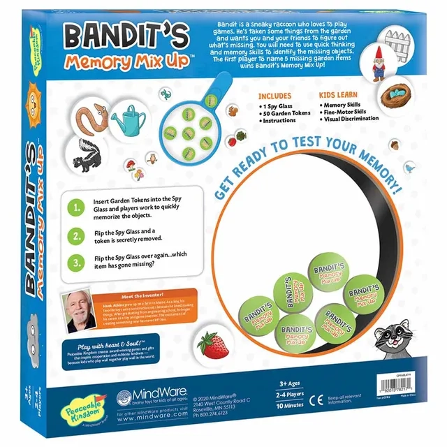 Bandit's Memory Mix Up - Suitable for 3 years and above