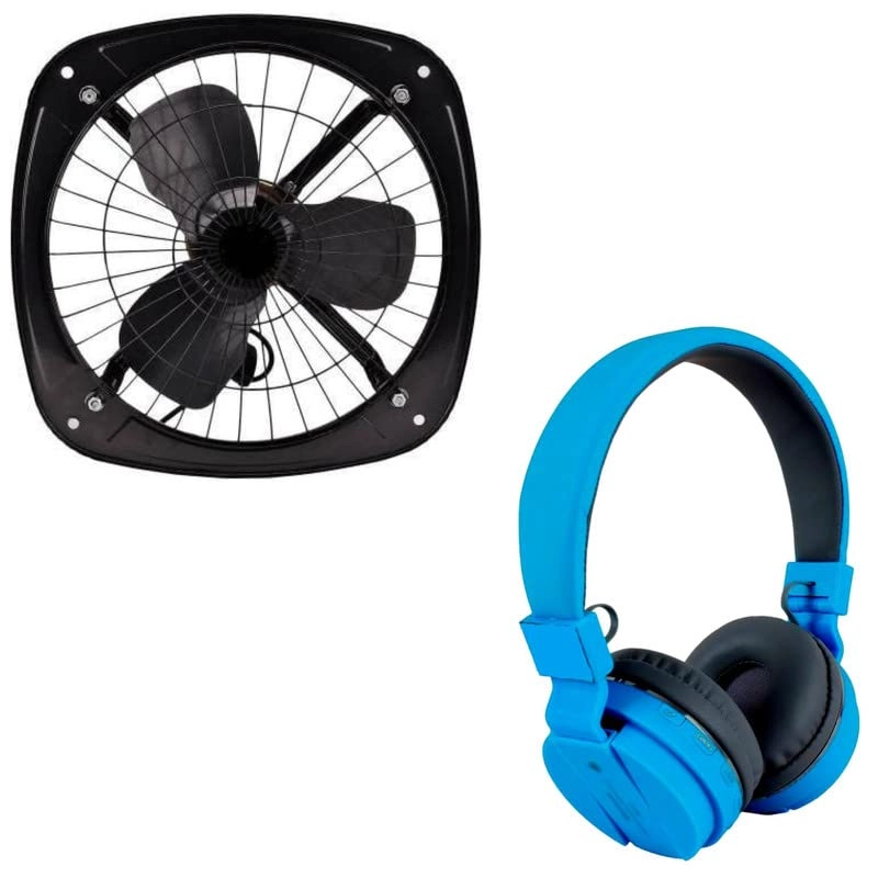 Bluetooth Wireless Headphone - Wireless Headphone + Exhaust Fan