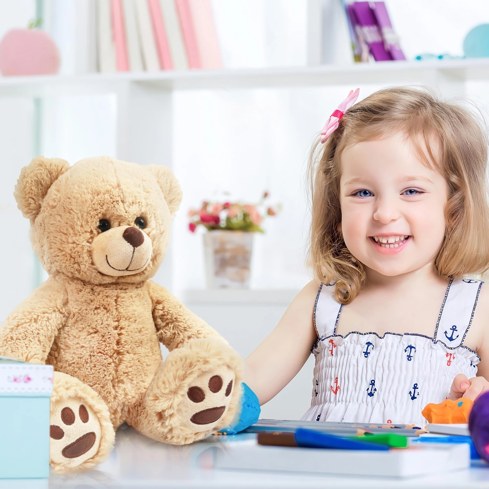 Teddy Bear - 14 inch Brown Plush