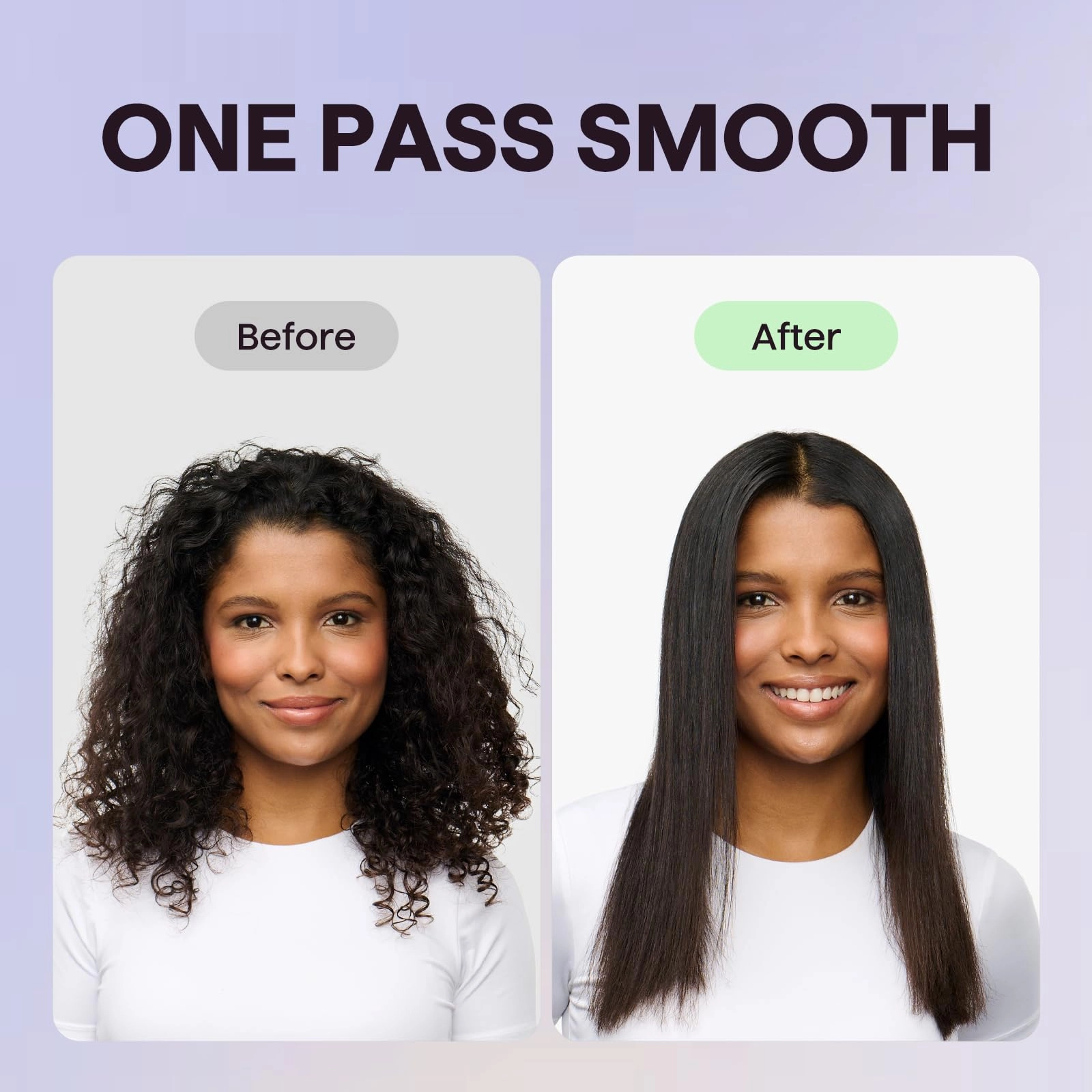 Steam Hair Straightener - 1.38''
