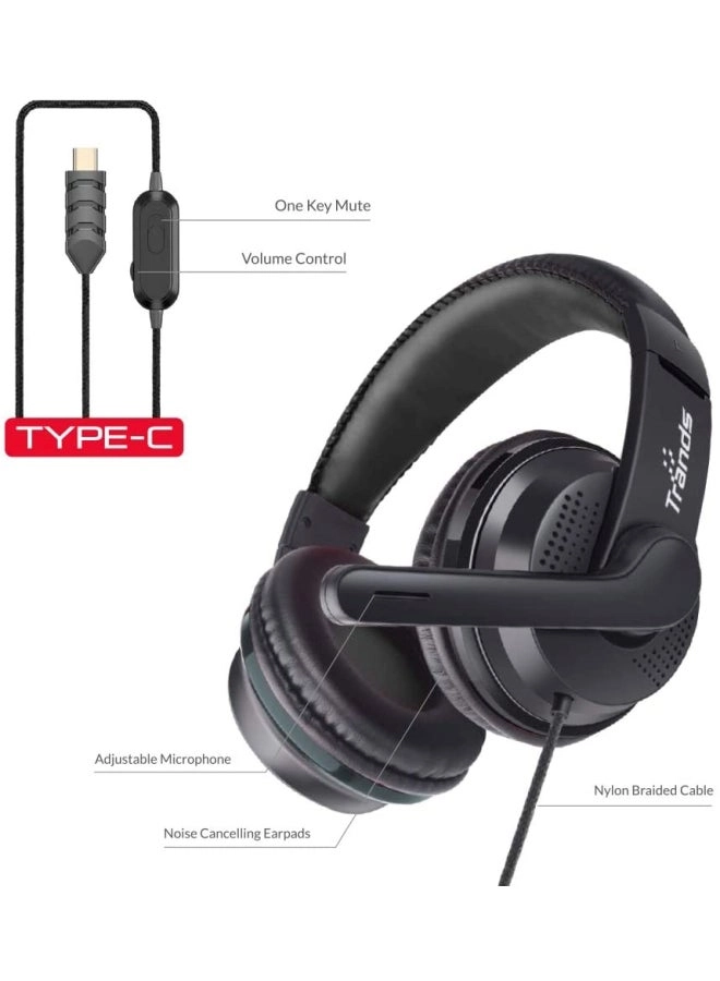 TR-HS998-BK - Wired Headphone