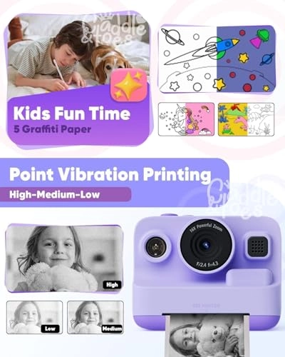 DC-C001 - 2.4 Inch Screen Instant Print Purple