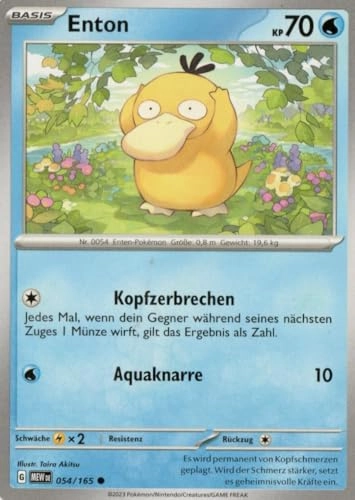 Pokemon Enton MEW 054-151 - German