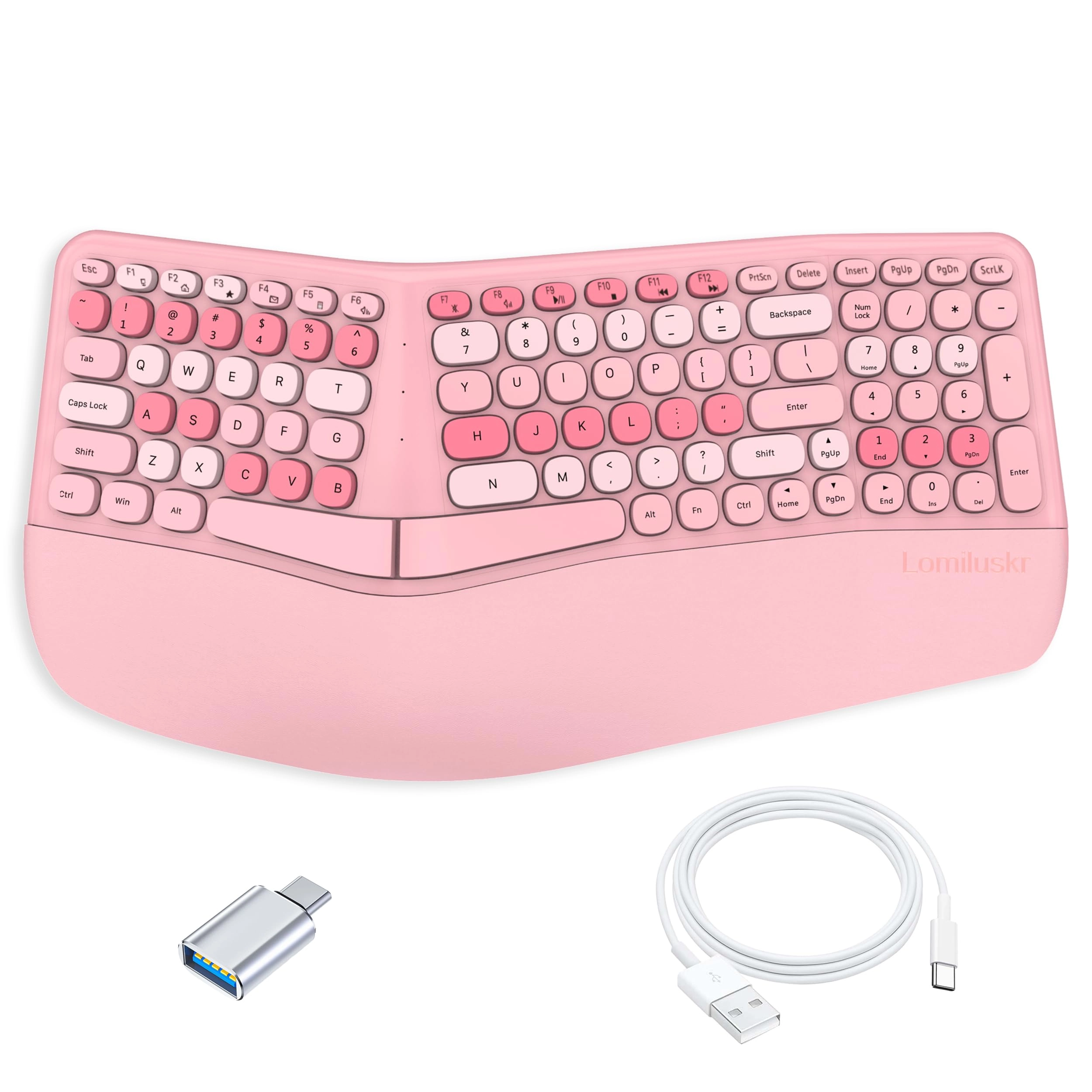 Lomi-luskr Ergonomic Keyboard - Wired