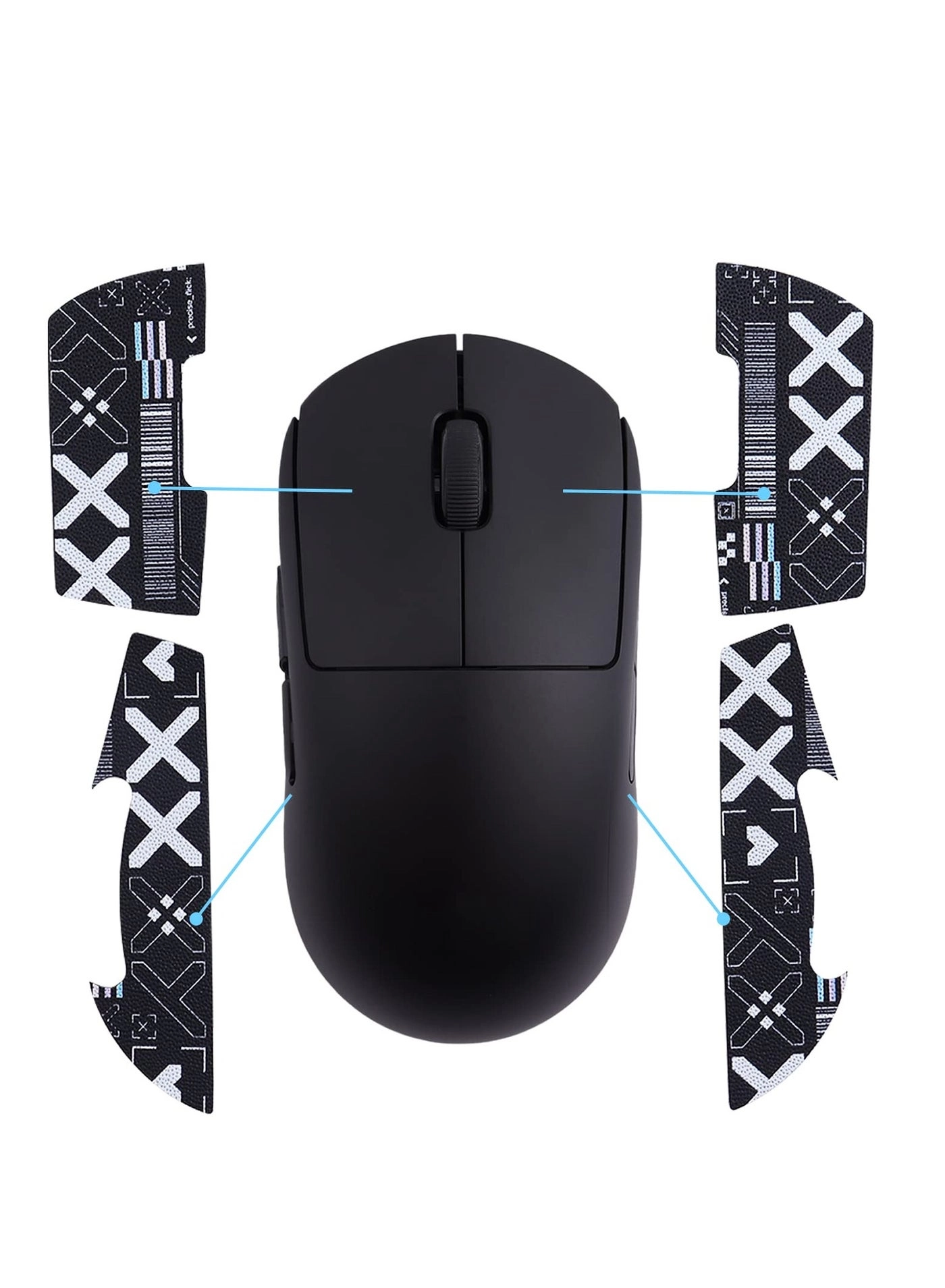 Mouse Grip Tape - Pre Cut for Logitech G102/G304 Anti-Slip