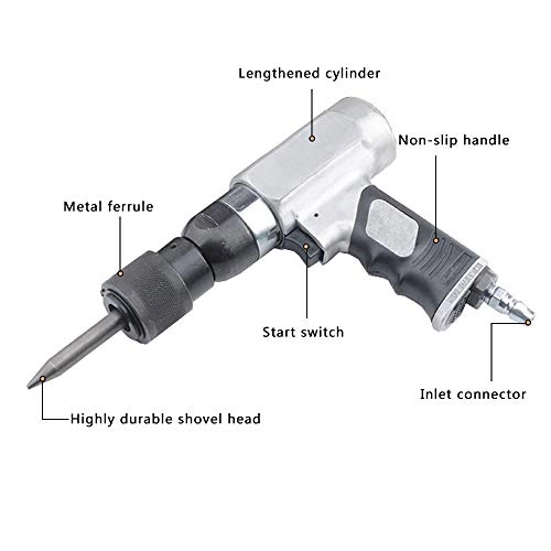 Air Hammer Chisel Set - Pneumatic 9 Chisels