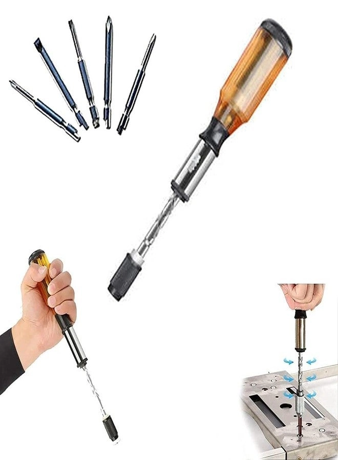 Mrisata Ratchet Spiral Screwdriver Set (5 Pcs)