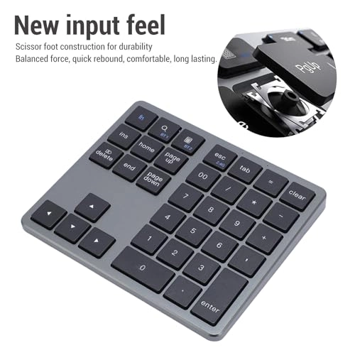 Numeric Keypad - 35 Keys Wireless Rechargeable