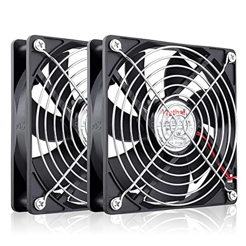 Computer Case Cooling Fan - 2 Pack 120mm x 25mm