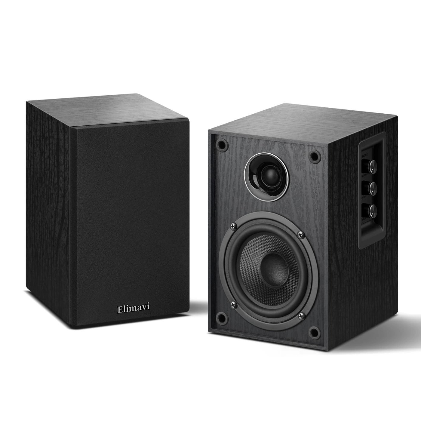 Elimavi Powered Bookshelf Speakers - 40W X 2