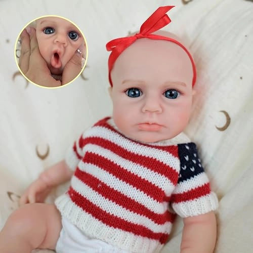 Reborn Baby Doll - 12 inch Vinyl Girl Ages 3+