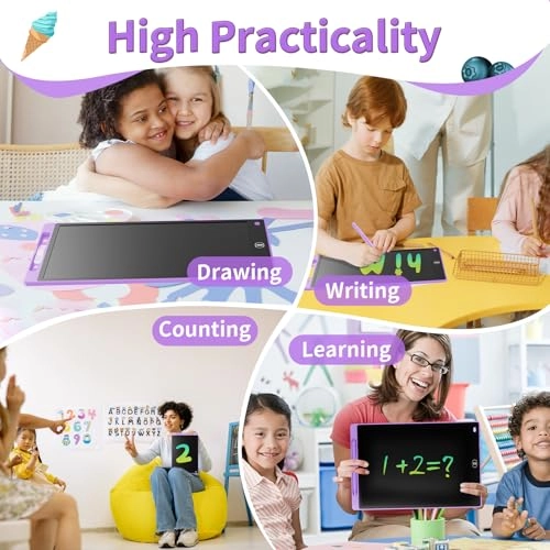 LCD Writing Tablet - 2 Pack Chalk