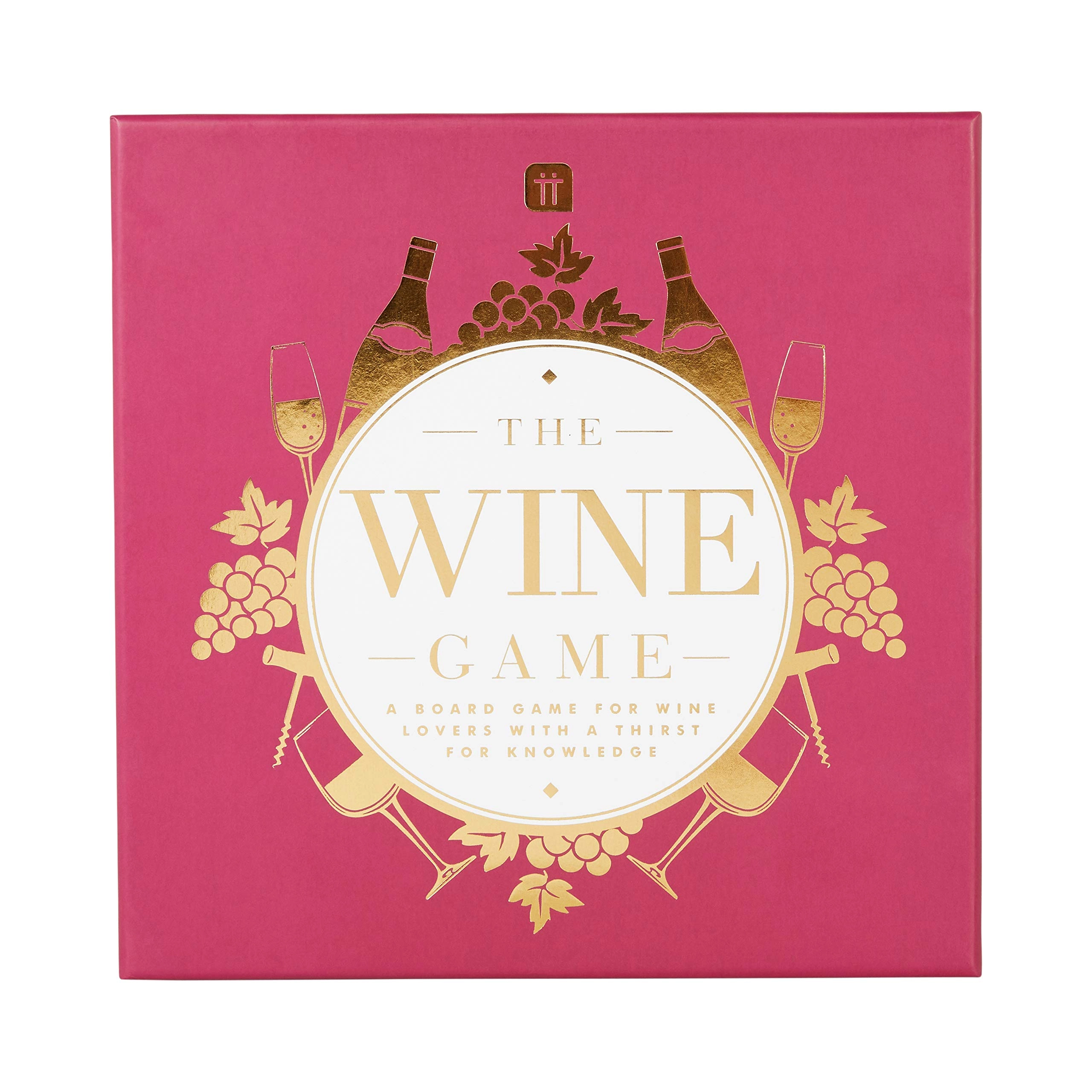 TALKING TABLES Wine Themed Trivia Board Game - English 18+