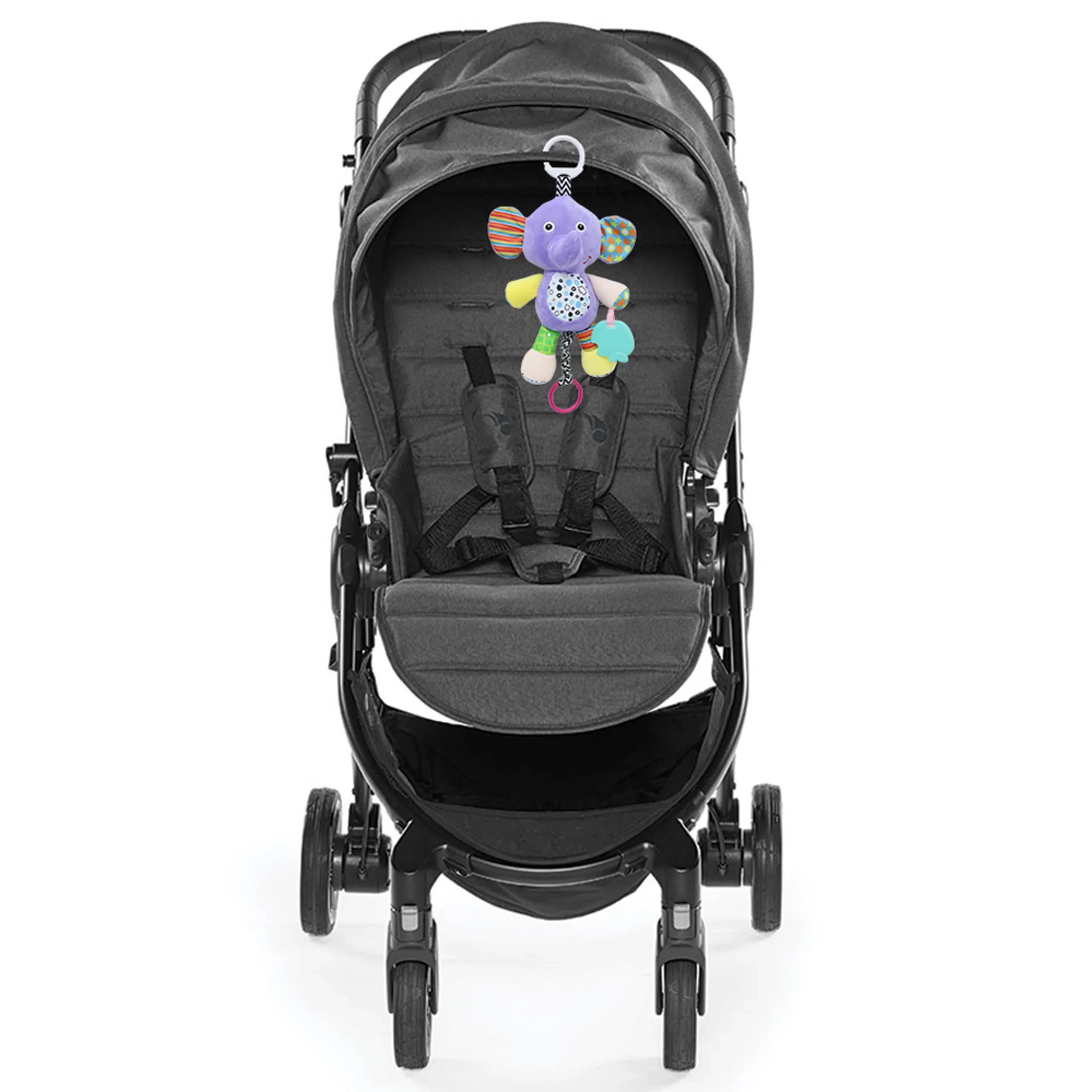 Baby Stroller Plush Hanging Mobile Rattle Toy - Suitable for 3 months and above