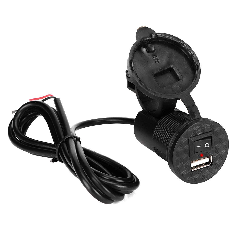 GOTOTOP Motorcycle USB Port - DC12~24V 5V/1.5A