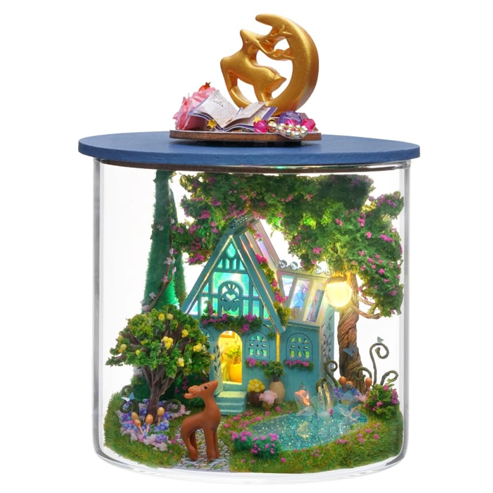 MAGQOO Miniature Dollhouse - Creative Room with Furniture