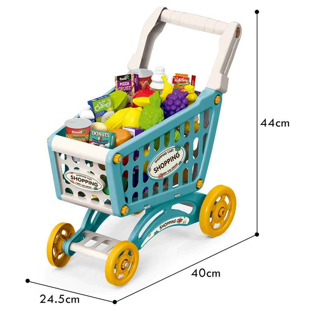 Market Shopping Cart Toy Set - 56pcs (SBF-LS_DIYSC_PI)