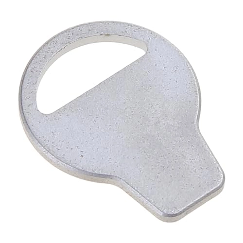 Photographer Round Flat Screw Wrench - Metal Silver 23x20mm