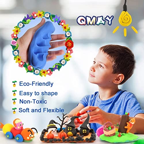 Air Drying Modelling Clay - 3+ years 55 pcs