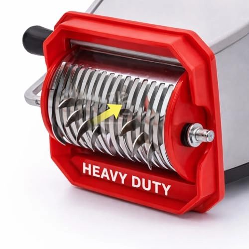 Manual Vegetable Cutter - Stainless Steel Red