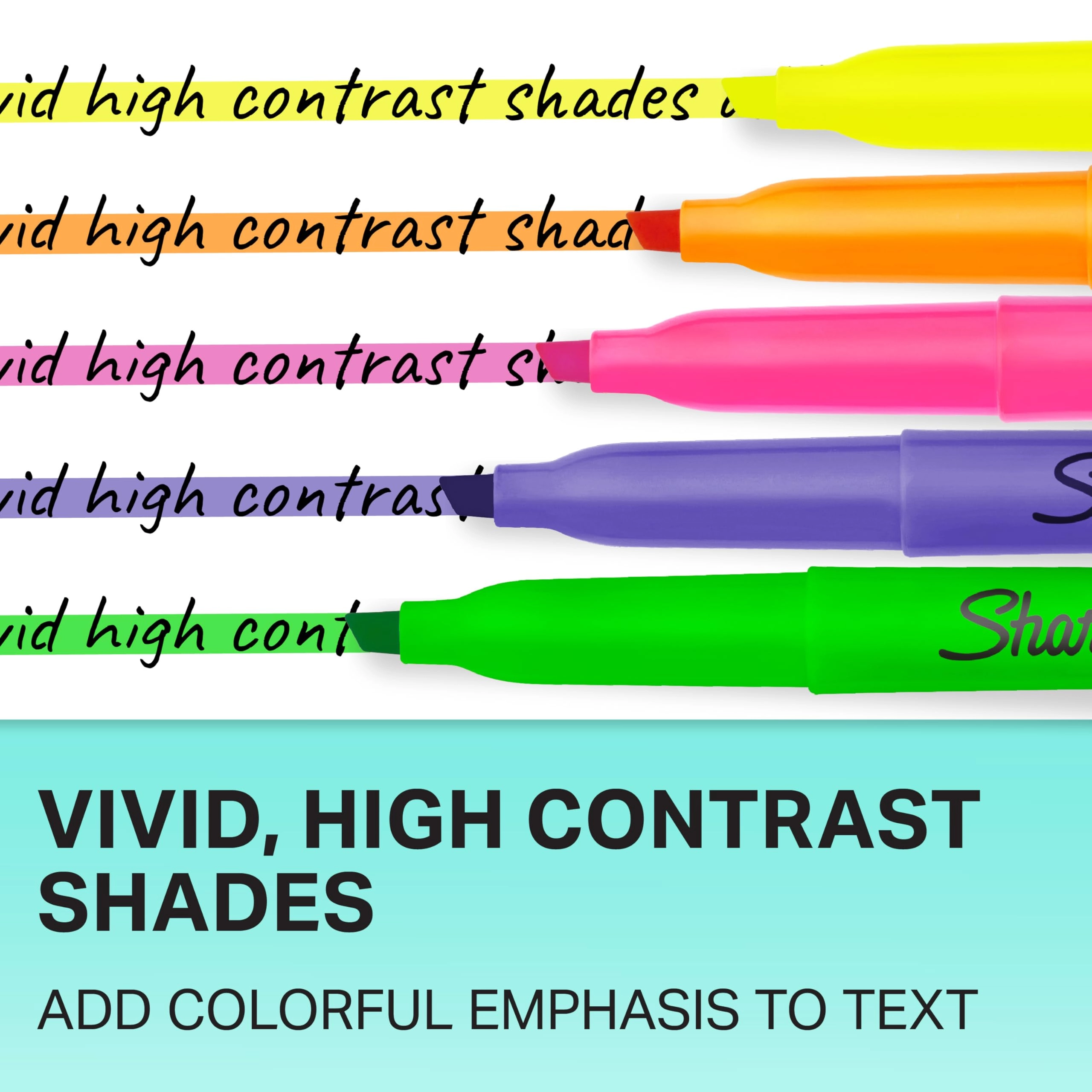 Pocket Highlighters - Assorted Colors Chisel