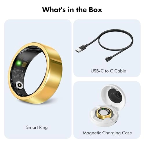 Smart Ring - Fitness Tracker Sleep Monitoring 10-Day Battery Life
