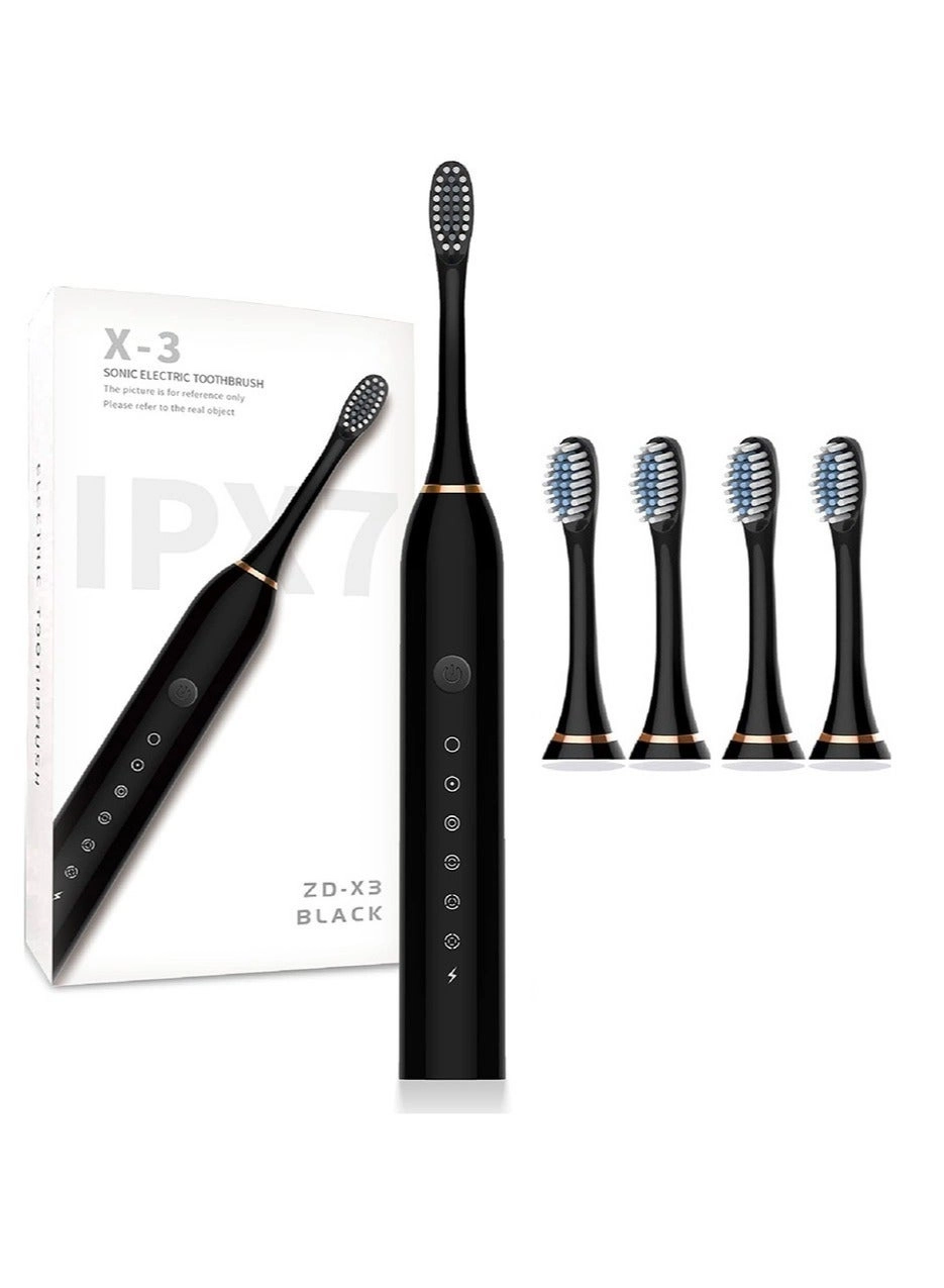 PSM brush - 6-Speed Sonic Vibration White Combo