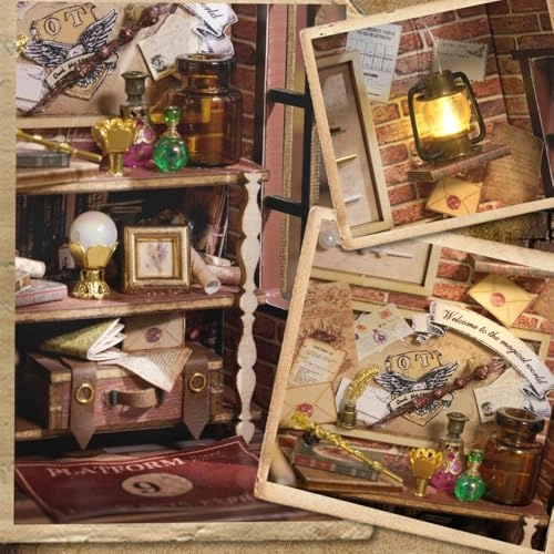 DIY Miniature Dollhouse Kit - Tiny House 1:24