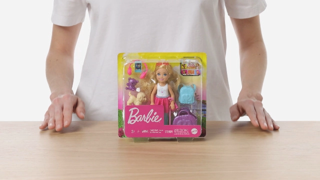 Chelsea Travel Doll - It Takes Two 6 Accessories Ages 3+