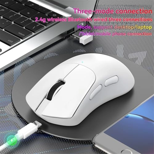 N5 Lightweight Gaming Mouse - Tri-mode (2.4G/BT/Wired)