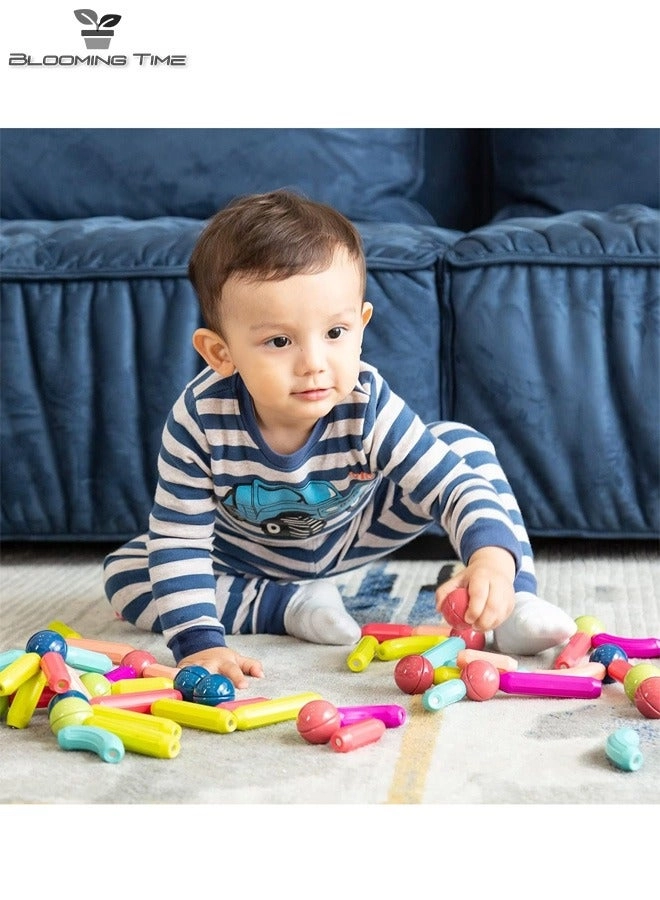 Puzzle magnetic building block - 42 pcs