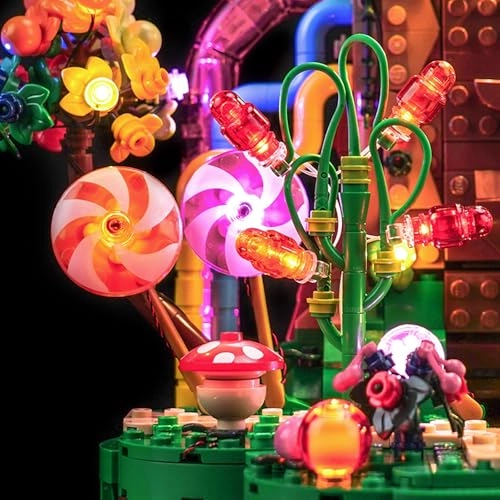 Light kit for LEGO Willy Wonka & The Chocolate Factory 21360 - Plastic 1 less than 5V