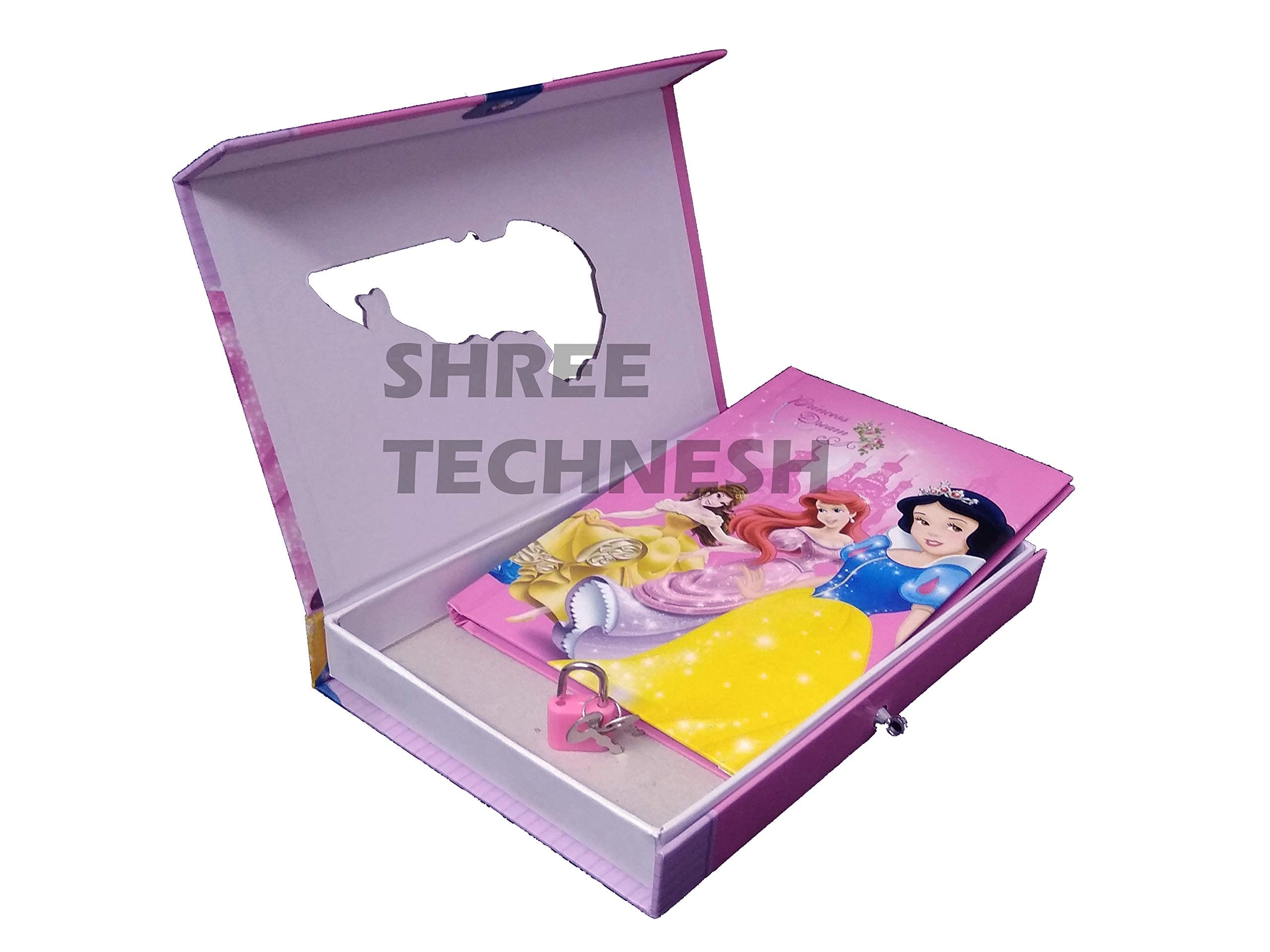 Angel Printed Password Diary - Lock Fish Pen