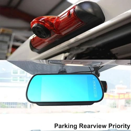 Brake Light Camera - Night vision 480/520 TV lines + Monitor - 7 Inch