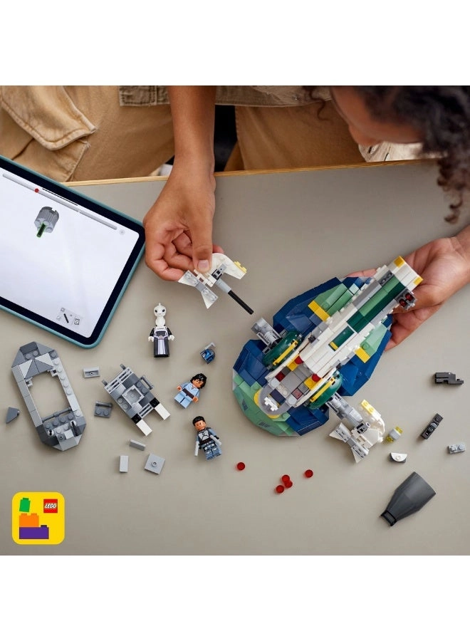 Star Wars LEGO Jango Fett's Starship - Play & Display 3 Minifigures