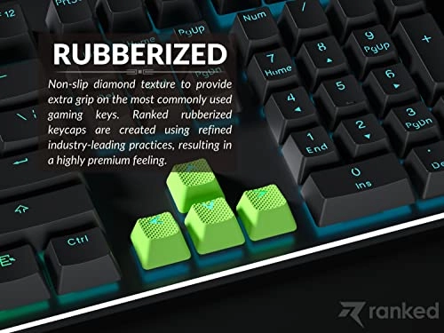 Rubber Keycap Set - OEM Profile Pistachio 23 Keys