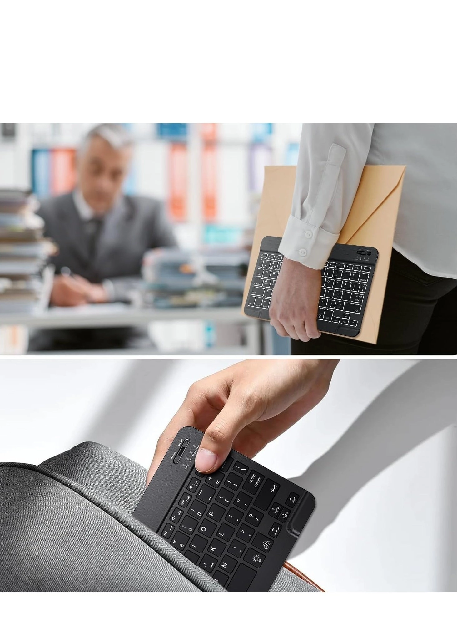 Wireless Bluetooth Rechargeable Keyboard - EN Wireless