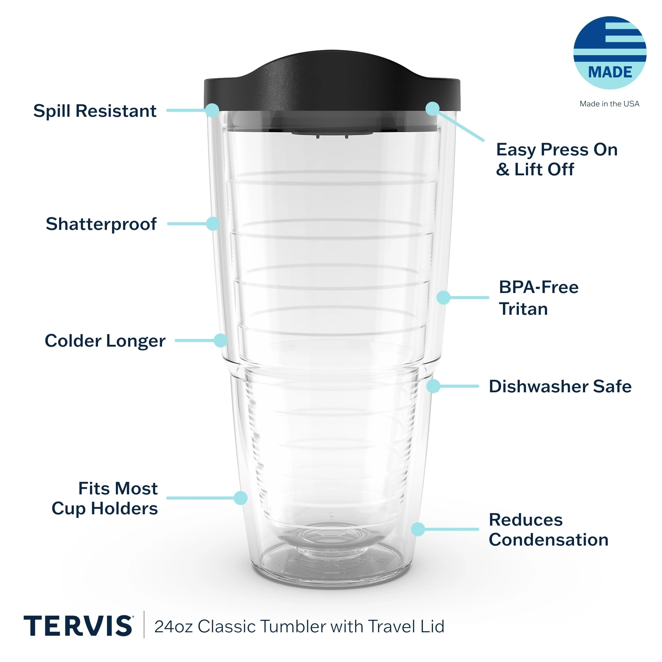 Tritan Insulated Tumbler - 710ml
