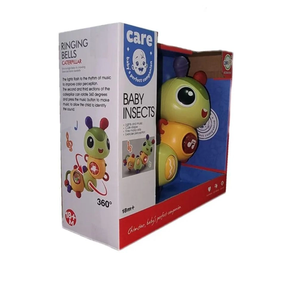 Sound And Light Rotating Caterpillar Toy - Suitable for 18 months & above