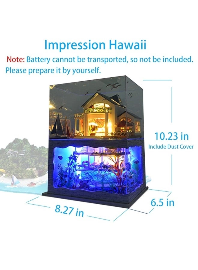 Miniature Dollhouse Kit - Tiny House Impression Hawaii 1:24