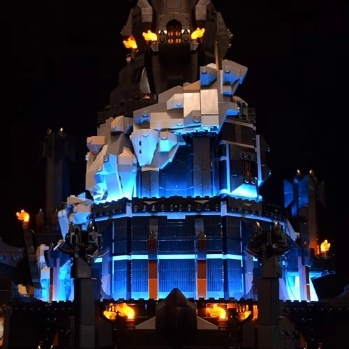 LED Lighting Kit for Lego (10333) - Dark Lord Castle Lighted Minifigure Remote Version