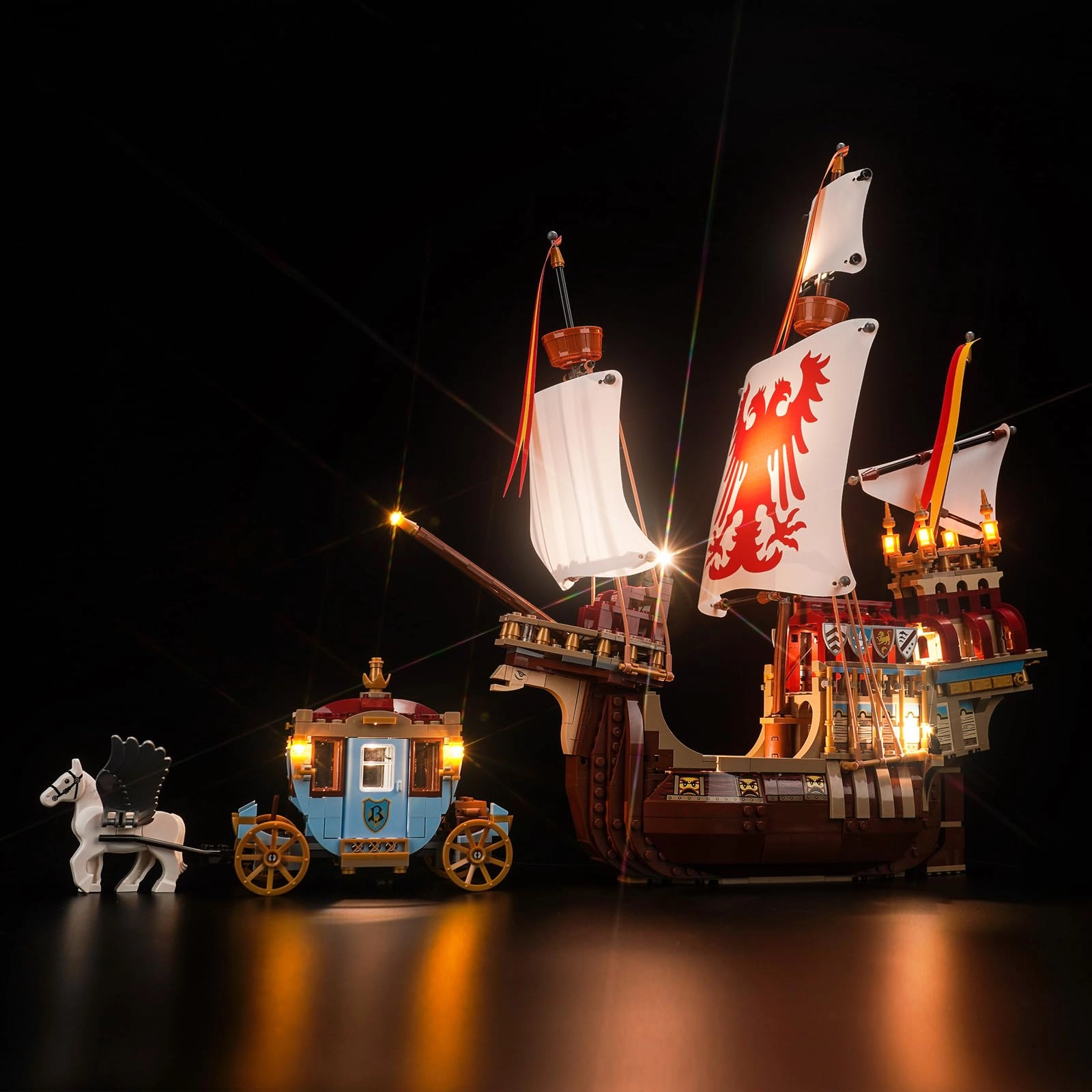 BrickBling LED Light Set - Compatible with 76440 Triwizard Tournament: The Arrival 30 LEDs 5V