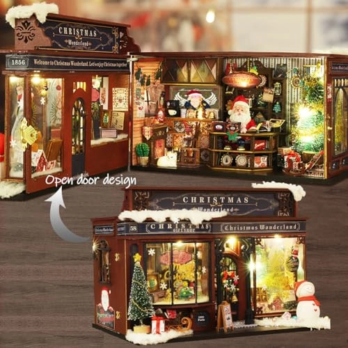 Miniature Wooden Dollhouse Furniture Kit - Creative Room 1:24