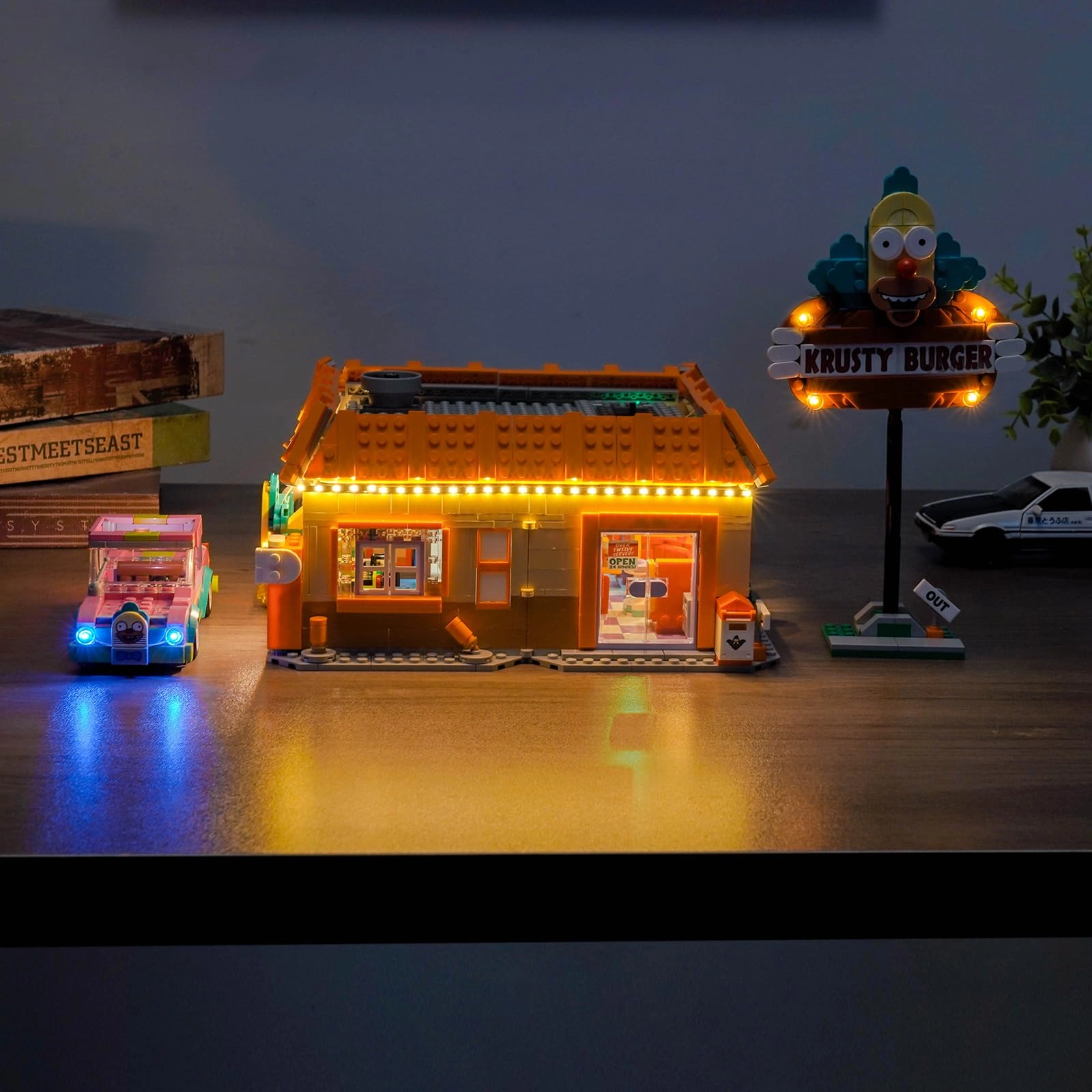 LocoLee Light kit for LEGO The Simpsons: Krusty Burger 10352 - ABS plastic less than 5V
