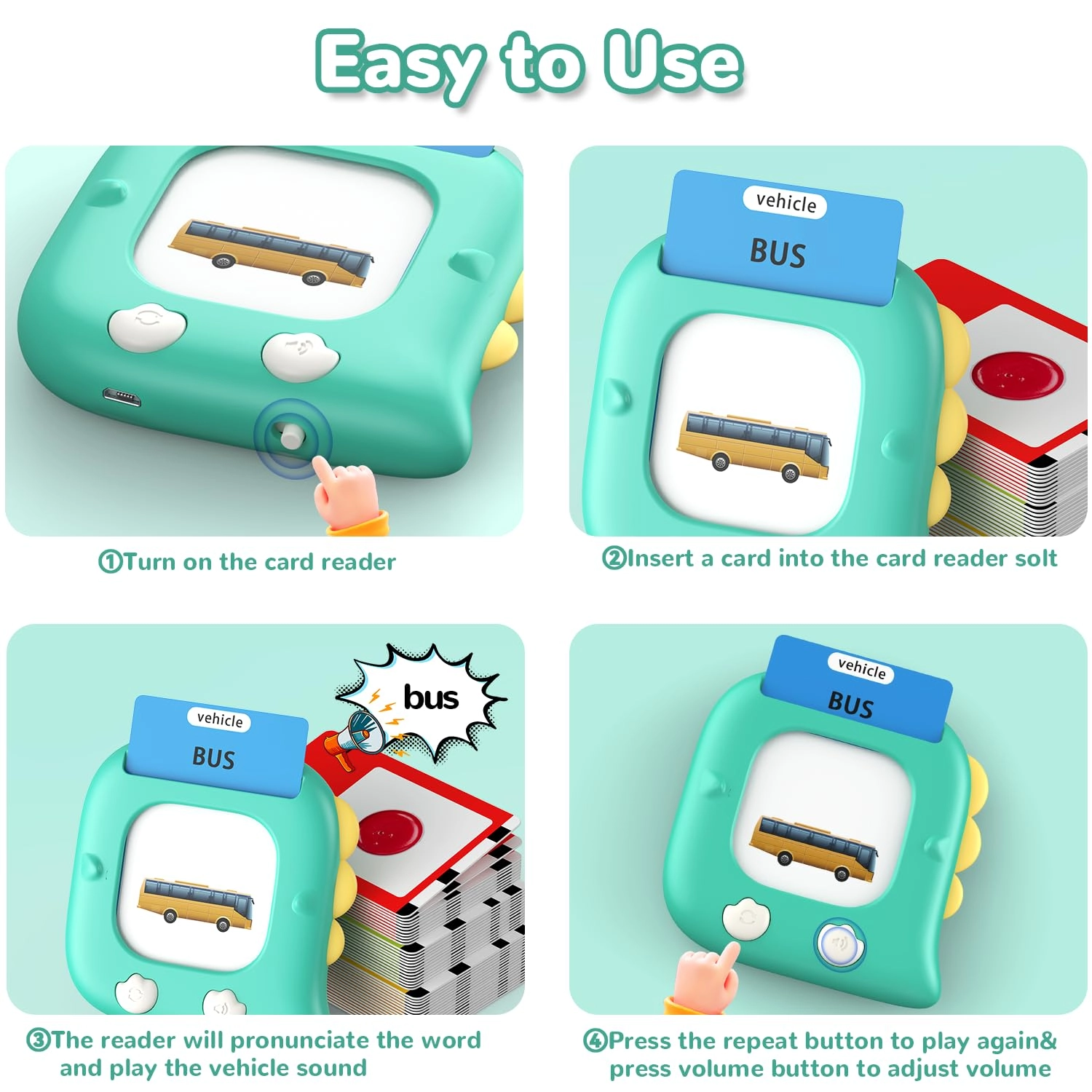 Talking Flash Cards - 2-6 280 pieces