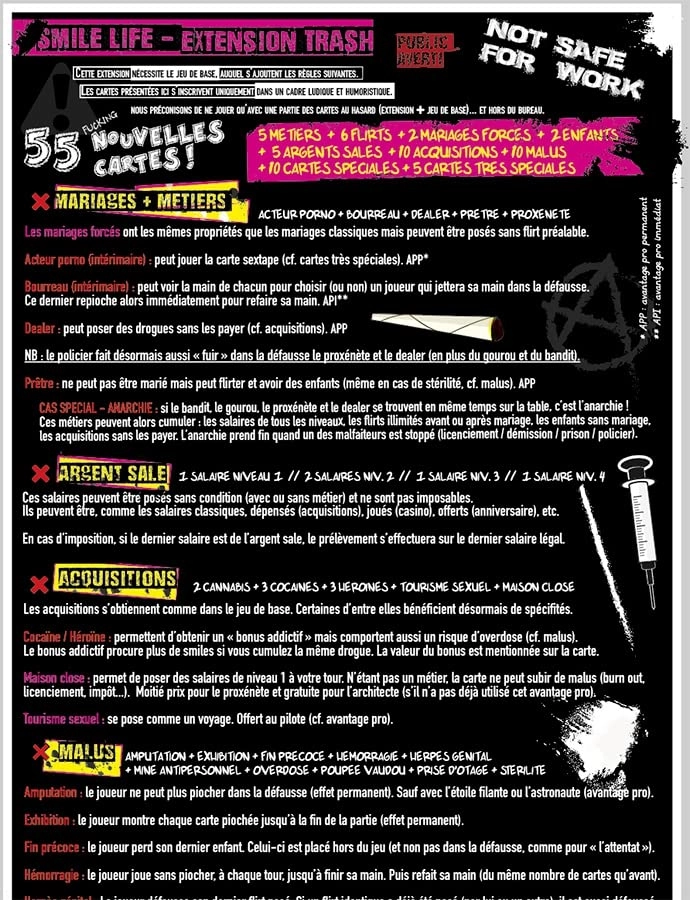 Smile Life: Apocalypse (French) + Smile Life: Trash Extension + Bottle Opener